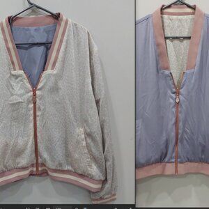 Stella & Dot Women's 2X Reversible Bomber